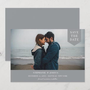 Simple Tag Photo Save The Date