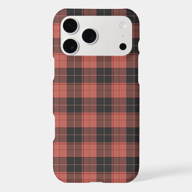 Simple tartan pattern in red (Back)