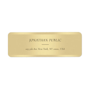 Simple Template Gold Modern Cursive Text Font