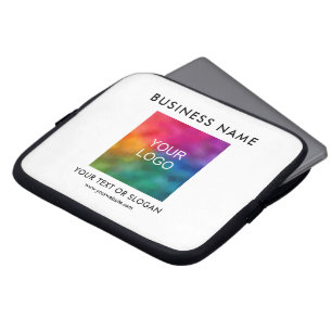 Simple Template Upload Your Business Logo Here Laptop Sleeve