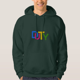 Simple text design hoodie