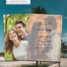Simple Text Overlay Photo Wedding