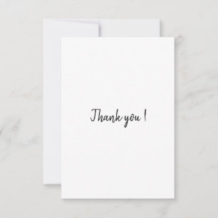 simple thank you