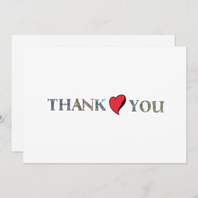 Simple Thank You (Front/Back)