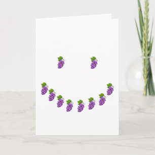Simple Thank You Bunchly Grapes Thank You Card