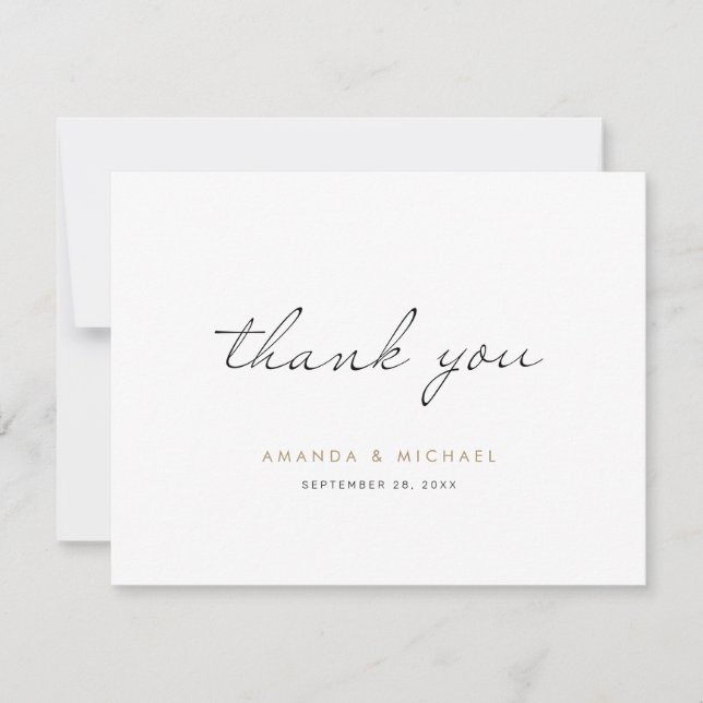 Simple Thank You Card (Front)