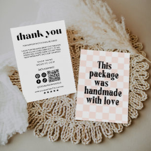 Simple Thank You Card for Online Shop