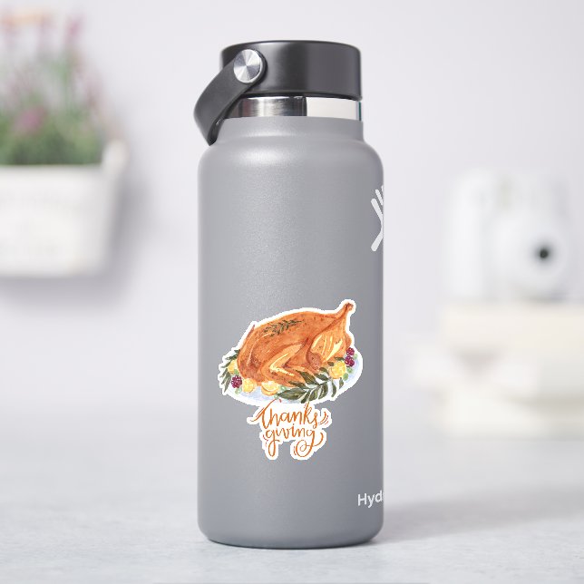 Simple Thanksgiving Turkey Dinner Invitation (HydroFlask)