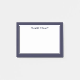 Simple Thick Border Personalized Post it Notes