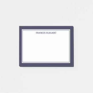 Simple Thick Border Personalized Post it Notes