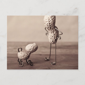 Simple Things - Man and Dog Postcard