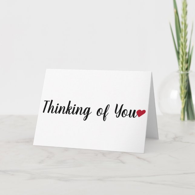 Simple Thinking of You Card (Front)