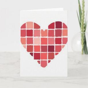 Simple Tiled Heart Card
