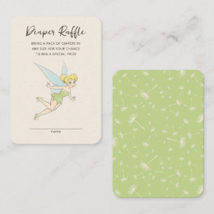 Simple Tinker Bell Diaper Raffle Insert