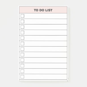 Simple to do list sticky notes
