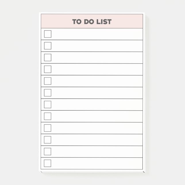 Simple to do list sticky notes (Front)