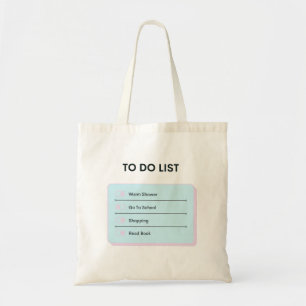 Simple To Do List Tote Bags