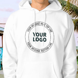 Simple to Replace with Your Logo or Image  Hoodie