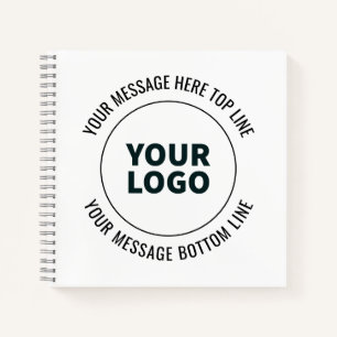 Simple to Replace with Your Logo or Image  Notebook
