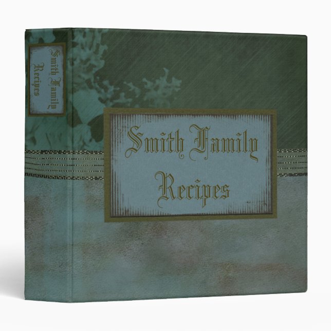 Simple Tranquillity Recipe Binder (Front/Spine)