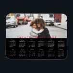Simple Trendy Typography 2024 Photo Calendar Magnet<br><div class="desc">This personalized calendar magnet is perfect for planning upcoming monthly events. Featuring trendy modern typography and add your own photo. Add your custom wording to this design by using the "Edit this design template" boxes on the right-hand side of the item or click the blue "Customize it" button to arrange...</div>