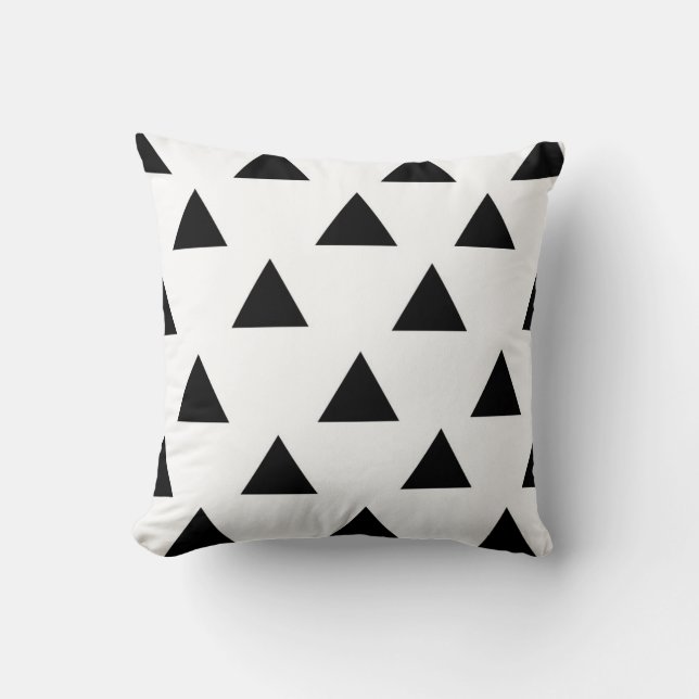 Simple Triangle Pillow for Teens. (Front)