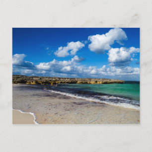 Simple Tropical Beach Photo Postcard