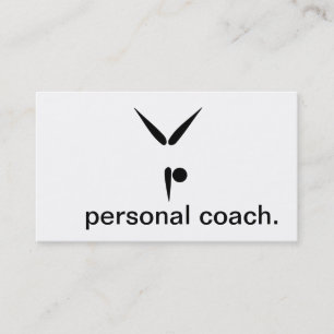 Simple Tumbler Gymnast Gymnastics Symbol Business Card