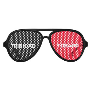 Simple Two Coloured Trinidad & Tobago Aviator Sunglasses