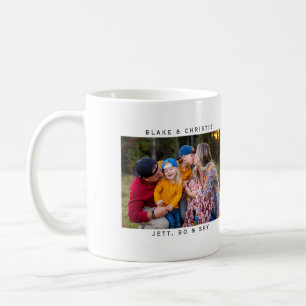 Simple Two Photo Custom  Coffee Mug