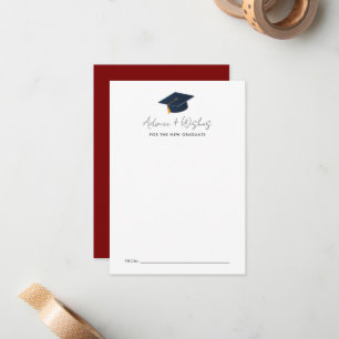 Simple Typographic Graduate Wisdom Card