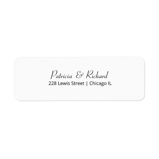 Simple Typographie Mariage Enregistrer La Date Éti (Devant)