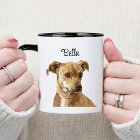 Simple Typography Personalized Custom Dog Image