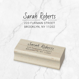 Simple Typograpy Address 03. Script Font . Rubber Stamp