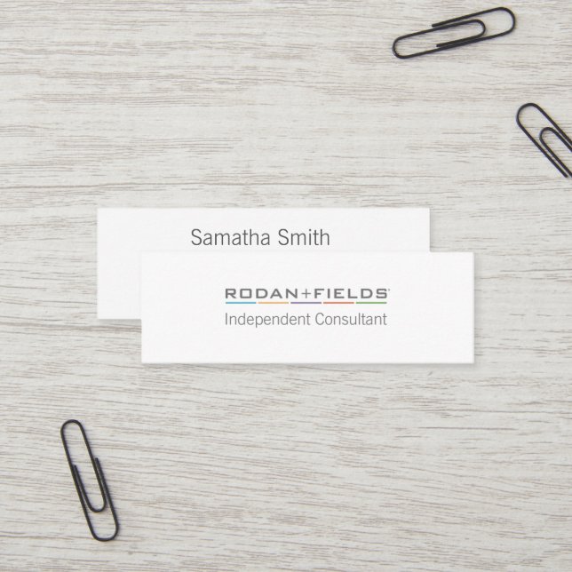 Simple, unique Rodan and Fields Business Cards (Front/Back In Situ)