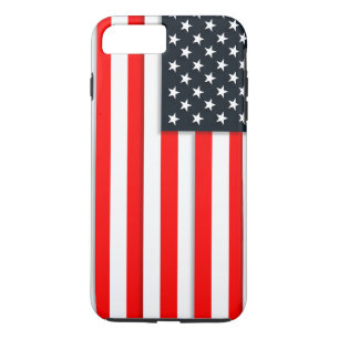Simple United State of America USA Flag Case-Mate iPhone Case