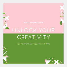 Simple Unlock Your Creativity Instagram Post