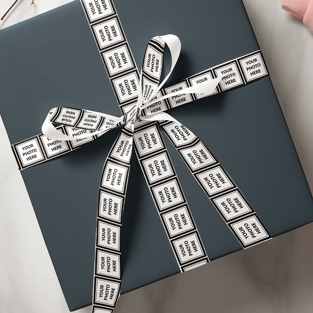 Simple  – Upload 8 Photos Satin Ribbon (Creator Uploaded)