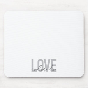 Simple, urban, modern, cool design Love Colorado Mouse Pad