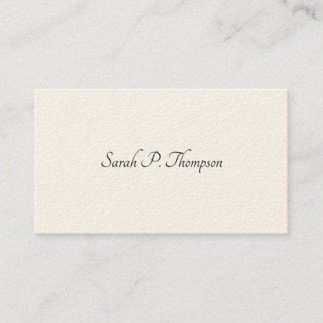Simple Victorian Calling Cards (Front)
