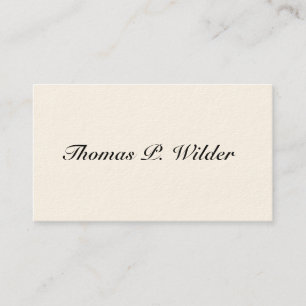 Simple Victorian Calling Cards