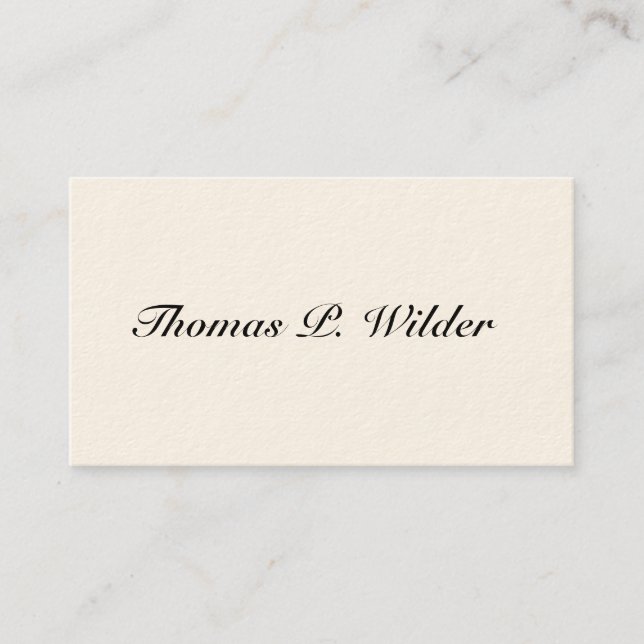 Simple Victorian Calling Cards (Front)