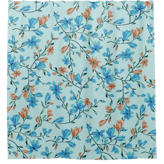 Simple Vintage: Floral Fabric Pattern (Front)