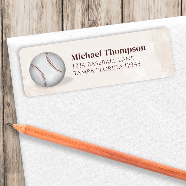 Simple Vintage Whimsical Baseball Minimalist (Creator Uploaded)