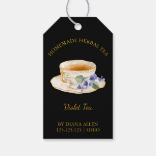 Simple Violet Tea Hang Tag 