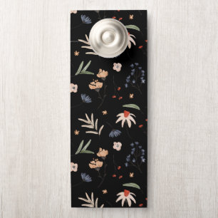 Simple watercolor flowers 1 door hanger