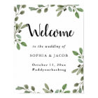 Simple Watercolor Greenery | Wedding Welcome