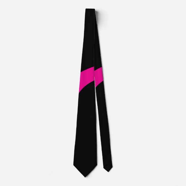 Simple Waves 3 in Magenta and Black Tie (Front)