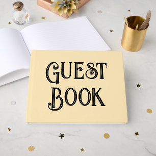 simple Wedding guestbook