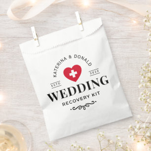 Simple Wedding Hangover Recovery Kit  Favour Bag